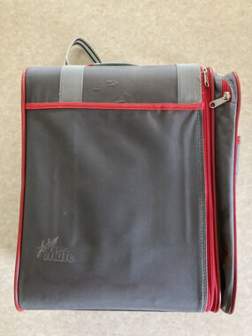 Vintage Locker Mate Sports Locker Bag Luggage w Shelf Read Condition